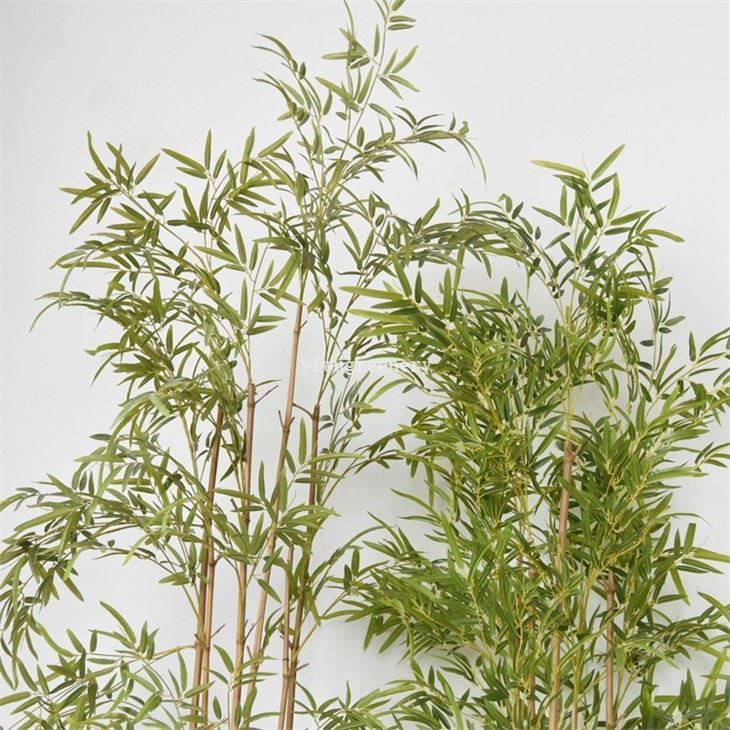 Artificial Bamboo Sticks with Leaves