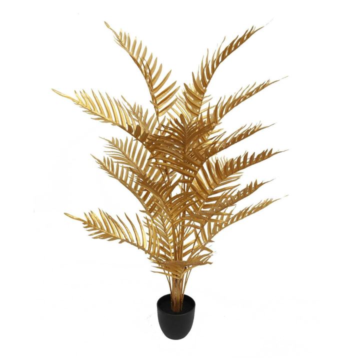 Siġra tal-palm tal-kannamieli tad-deheb artifiċjali